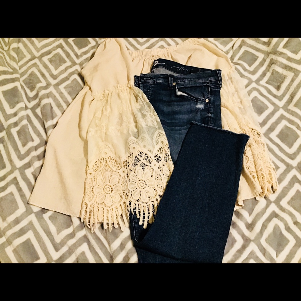 7 for all mankind Josefina skinny Boyfriend jeans